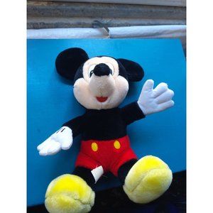 Disneyland Walt Disney World Vintage Mickey Mouse Plush Stuffed Animal 15"